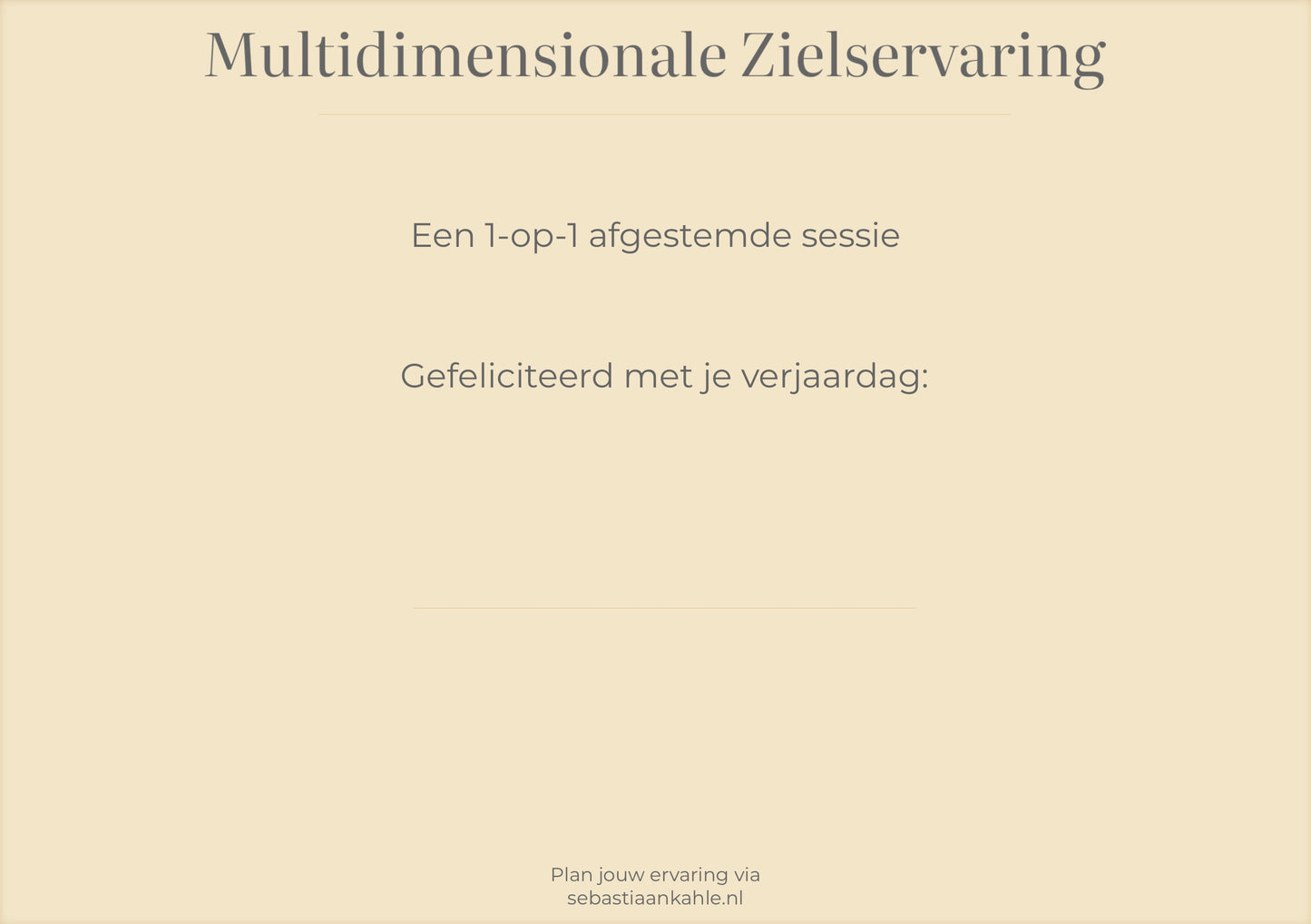 Multidimensionale Zielservaring